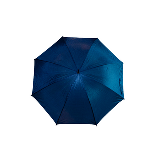 Crook Handle Polyester Solid Fabric Umbrella