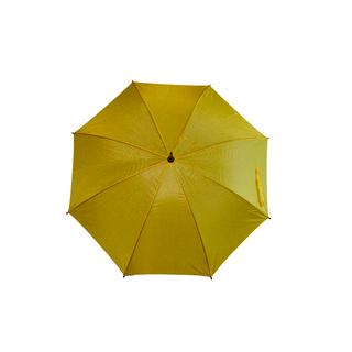 Crook Handle Polyester Solid Fabric Umbrella