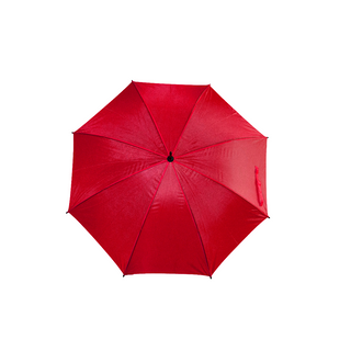 Crook Handle Polyester Solid Fabric Umbrella