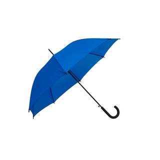 Crook Handle Polyester Solid Fabric Umbrella