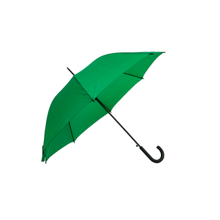 Crook Handle Polyester Solid Fabric Umbrella