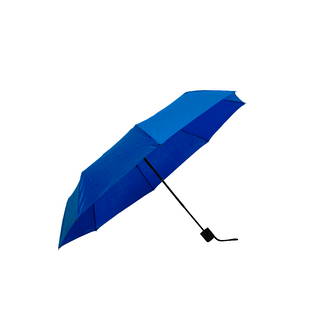 3 Fold Manual Open Pongee Solid Fabric Umbrella