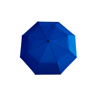 3 Fold Manual Open Pongee Solid Fabric Umbrella