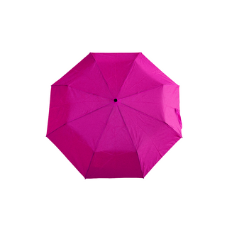 3 Fold Manual Open Pongee Solid Fabric Umbrella