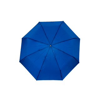 3 Fold Manual Open Pongee Solid Fabric Umbrella
