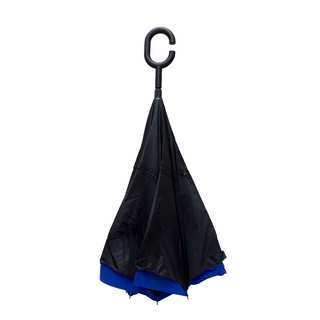 Double Layer Inverted Pongee Solid Fabric Umbrella