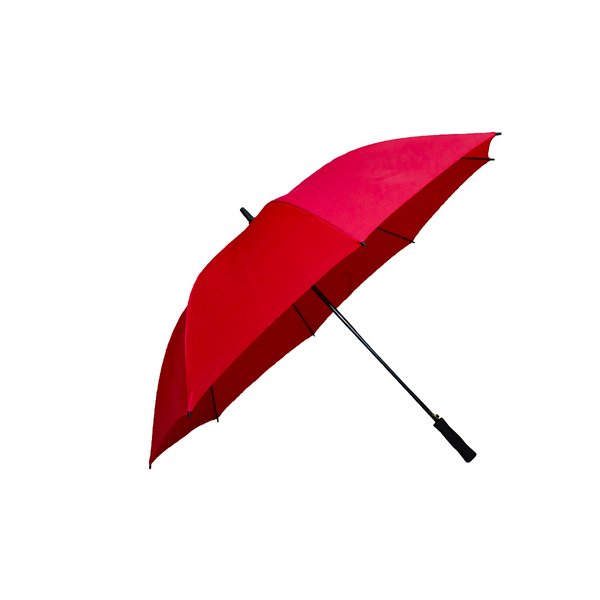 Eva Straight Handle Polyster Solid Fabric Umbrella