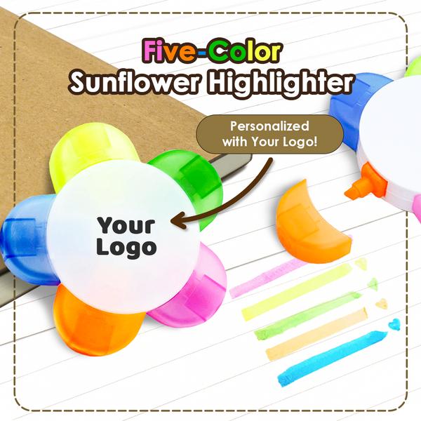 5 Colors Highlighter Fluorescent Pastel Markers