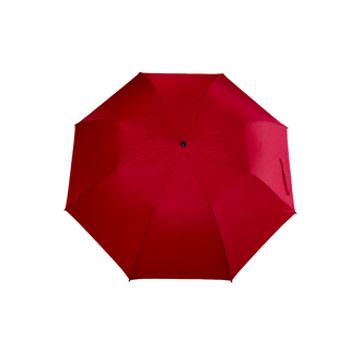 Eva Straight Handle Foldable Auto Umbrella with Pouch