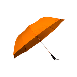 Eva Straight Handle Foldable Auto Umbrella with Pouch