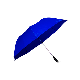 Eva Straight Handle Foldable Auto Umbrella with Pouch