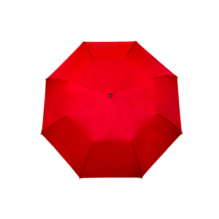 Eva Straight Handle Foldable Auto Umbrella with Pouch