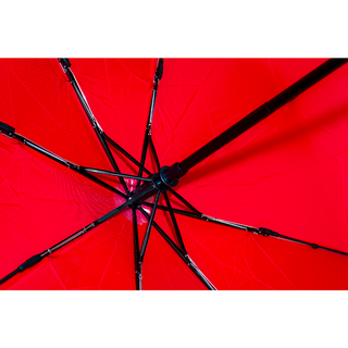 Straight Handle Foldable Auto Umbrella with Pouch