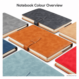 PU Leather A5 Buckle Notebook with Refill