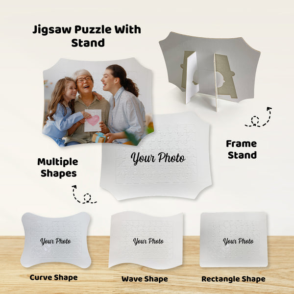 Jigsaw Puzzle Frame With Stand