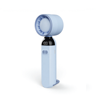 Turbo Foldable LED Display Handheld Fan With Hook 800mAh 226