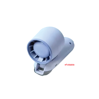 Turbo Foldable LED Display Handheld Fan With Hook 800mAh 226
