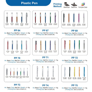 Plastic Metal Pen