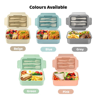 🎁 FREE Teacher Day Card | Personalised Bento Lunch Box Microwave Safe With cutlery Food Container BPA Free