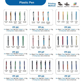 Plastic Metal Pen