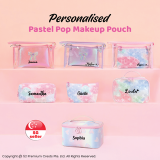Personalized Makeup Organizer Travel Pouch  Gorgeous Christmas Gift For Besties | Sisters