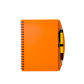 A5 PP Plastic Cover with Pen Notebook