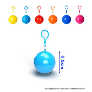 Poncho Keychain Raincoat Ball