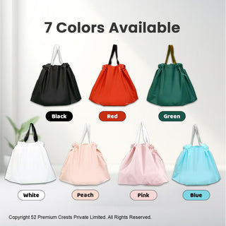 Personalized Drawstring Carrier Bag | Party Favor Gift Bags | Reusable Grocery Bags | Lunch Take-Out Bags