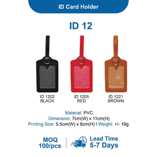Customised ID Card Holders – Corporate Gift | MOQ 100pcs | Ready Stock