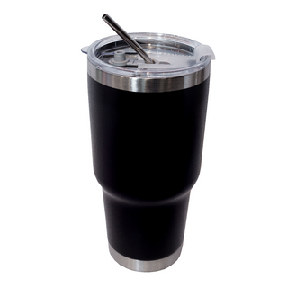 900ML Stainless Steel with PP Lid Straw Stainless Steel Tumbler