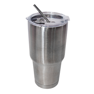 900ML Stainless Steel with PP Lid Straw Stainless Steel Tumbler