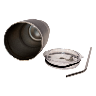900ML Stainless Steel with PP Lid Straw Stainless Steel Tumbler