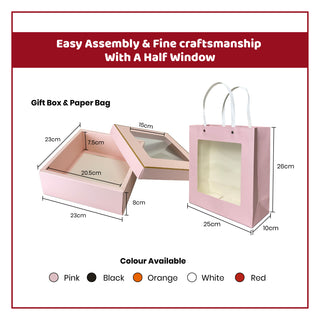 Square Gift Box with Top Window