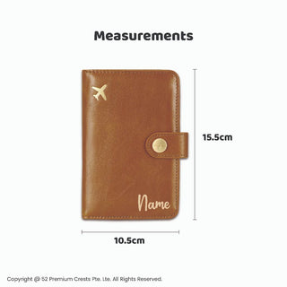 Personalised  Passport Holder RFID Blocking | Customised  Name pouch | Christmas Gift | Creative Useful Gift