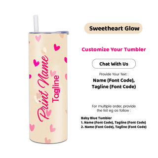 Corporate Gift Customised Bottle | Print Name Skinny Tall Mug with Straw | Christmas Gift Personalised Tumbler