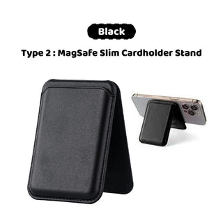 Customised Gift | MagSafe Phone Stand with Card Slot | Personalised Gift | Foldable Phone Stand Card Holder