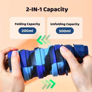 Door Gift Collapsible Silicone Sport Bottle
