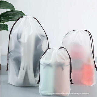 [SG Seller] EVA Translucent/Colorful Drawstring Pouch / PVC Drawstring Bag Waterproof Pouch for Children Day Gift