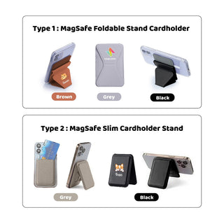 Customised Gift | MagSafe Phone Stand with Card Slot | Personalised Gift | Foldable Phone Stand Card Holder