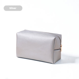 Personalised Macaron Saffiano PU Leather Pouch | Customised Makeup Bag | Personalized Christmas Gift | Comestic Pouch