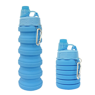Collapsible Water Bottle BPA Free | Silicone Sport Bottle | Foldable Water Bottle