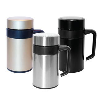 400ml Double Wall High Grade Glossy Stainless Steel Tumbler