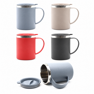 400ml Matt Mug with Stainless Steel Interior and PP Exterior
