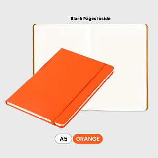 Personalised A5 Notebook with Strap |  Hardcover Notebook Planner Business PU Leather Journal  Corporate Gift