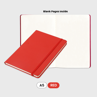 Personalised A5 Notebook with Strap |  Hardcover Notebook Planner Business PU Leather Journal  Corporate Gift