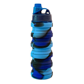Collapsible Water Bottle BPA Free | Silicone Sport Bottle | Foldable Water Bottle