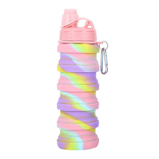 Collapsible Water Bottle BPA Free | Silicone Sport Bottle | Foldable Water Bottle
