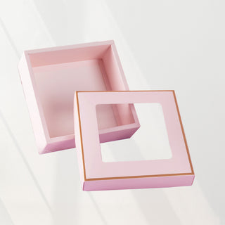 Square Gift Box with Top Window