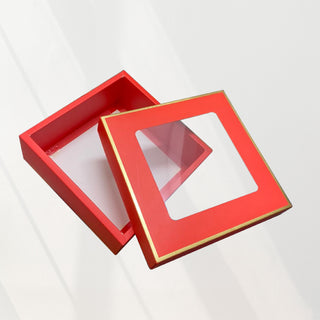Square Gift Box with Top Window