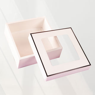 Square Gift Box with Top Window
